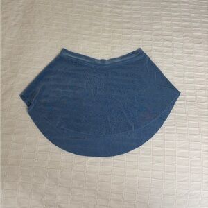 Sky blue pull on bullet pointe ballet skirt